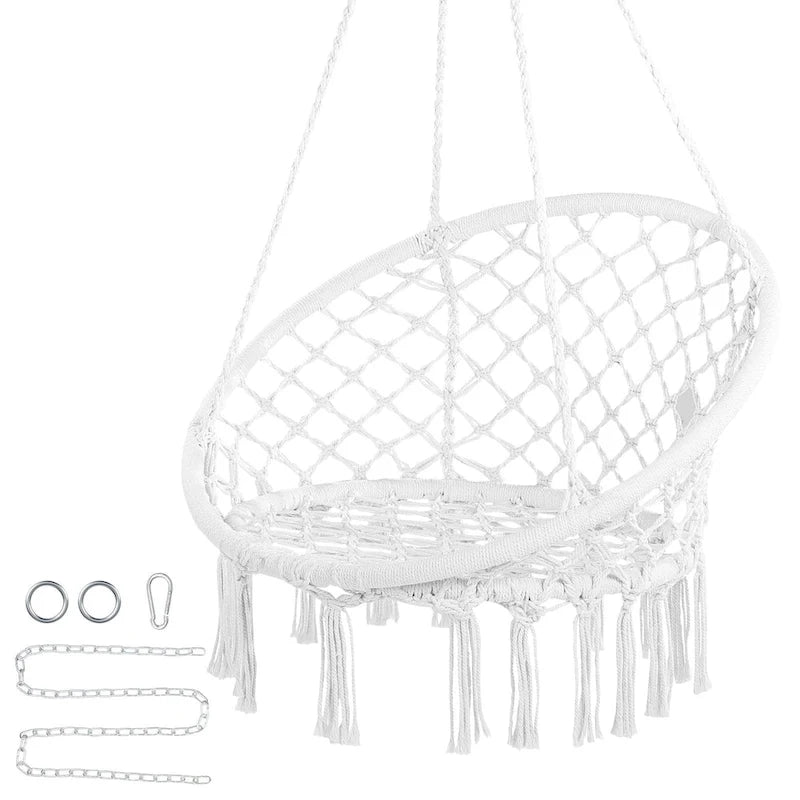 Fauteuil hamac suspendu pour intérieur et extérieur, terrasse, chambre, véranda