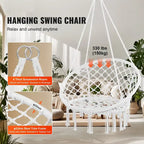 Fauteuil hamac suspendu pour intérieur et extérieur, terrasse, chambre, véranda