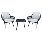 Ensemble de salon 3 pièces SAFAVIEH Mariyah - 68,5 cm L x 76 cm P x 71 cm H