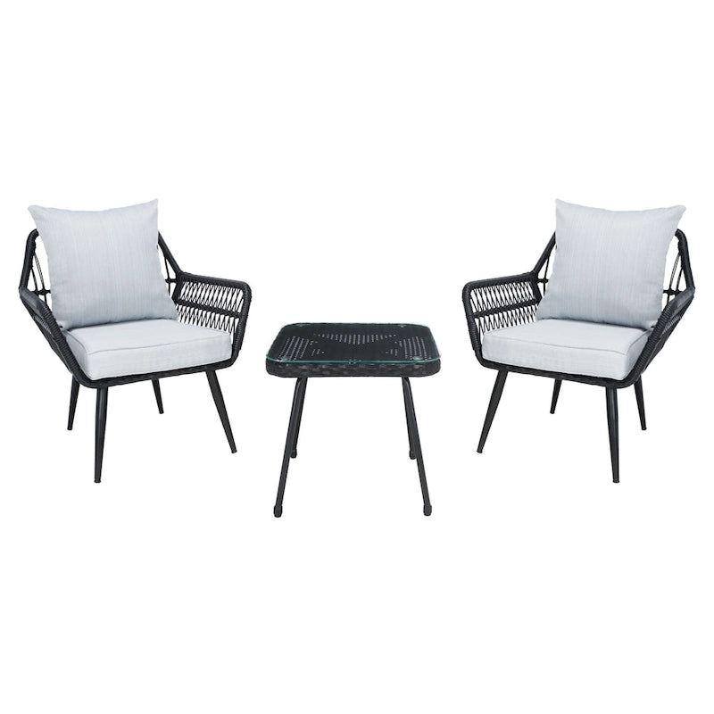 Ensemble de salon 3 pièces SAFAVIEH Mariyah - 68,5 cm L x 76 cm P x 71 cm H