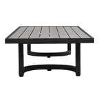 Ensemble de mobilier de patio, ensemble de canapé d'extérieur en acier 5 pièces, ensemble de conversation tout temps avec table basse et 2 chaises individuelles