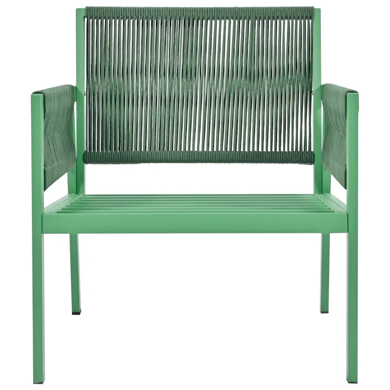 Ensemble de mobilier de patio 4 pièces, ensemble de conversation de jardin avec table en verre trempé, assises profondes et coussins épais