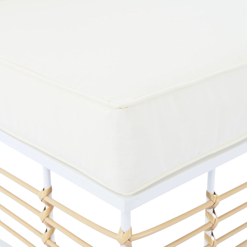 Ensemble de mobilier de patio 7 pièces, ensemble de mobilier de conversation résistant aux intempéries, ensemble de canapé d'angle pour patio avec coussins et table basse