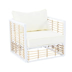 Ensemble de mobilier de patio 7 pièces, ensemble de mobilier de conversation résistant aux intempéries, ensemble de canapé d'angle pour patio avec coussins et table basse