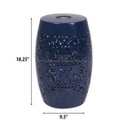 Table d'appoint, couleur bleu foncé