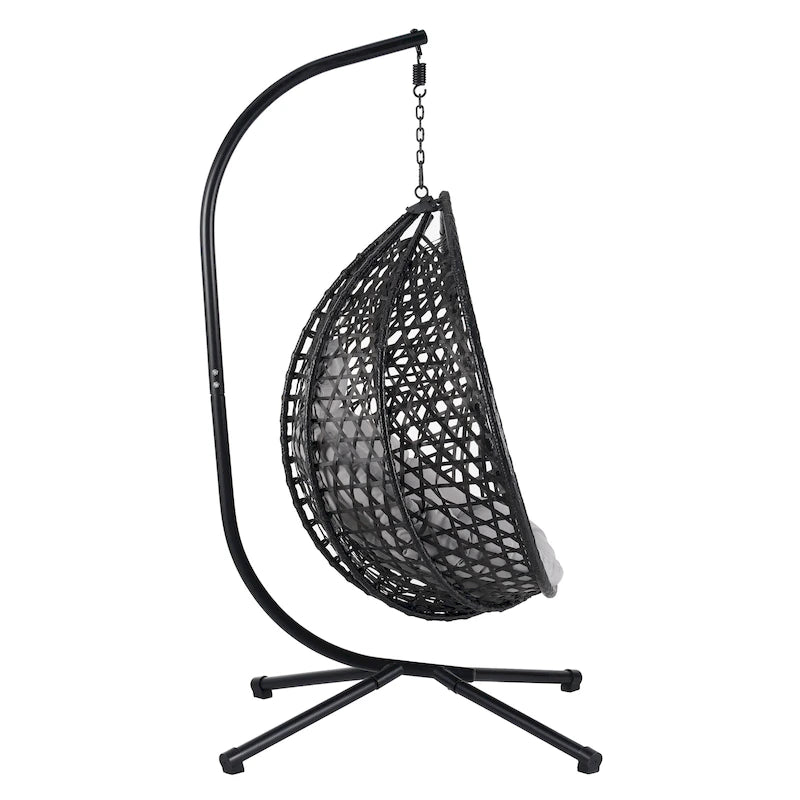 Fauteuil suspendu œuf polyvalent U_STYLE pour une utilisation intérieure et extérieure