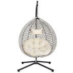 Fauteuil suspendu œuf polyvalent U_STYLE pour une utilisation intérieure et extérieure