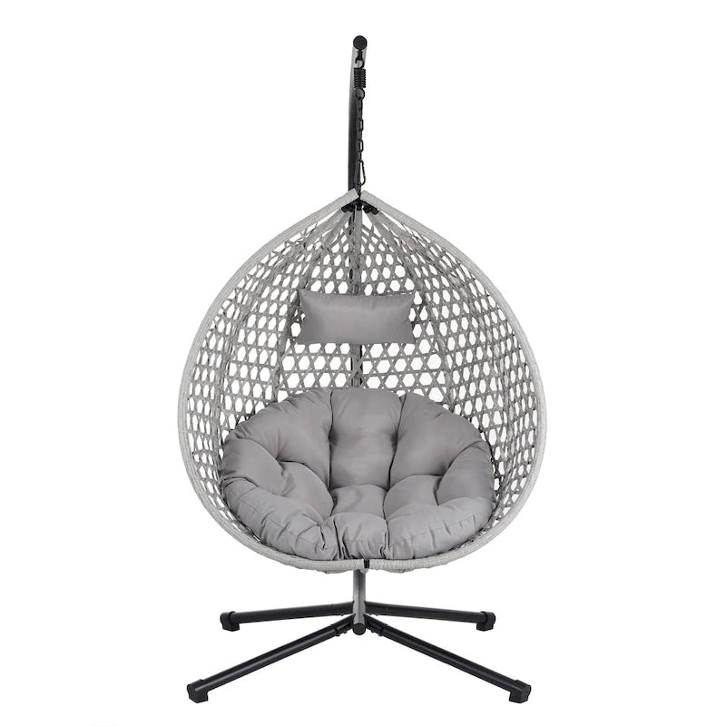 Fauteuil suspendu œuf polyvalent U_STYLE pour une utilisation intérieure et extérieure