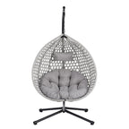 Fauteuil suspendu œuf polyvalent U_STYLE pour une utilisation intérieure et extérieure