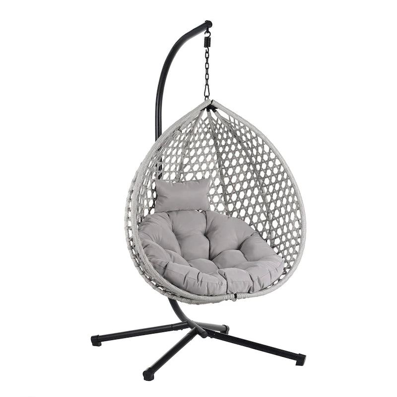 Fauteuil suspendu œuf polyvalent U_STYLE pour une utilisation intérieure et extérieure