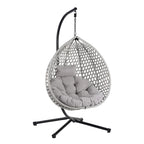 Fauteuil suspendu œuf polyvalent U_STYLE pour une utilisation intérieure et extérieure