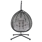 Fauteuil suspendu œuf polyvalent U_STYLE pour une utilisation intérieure et extérieure