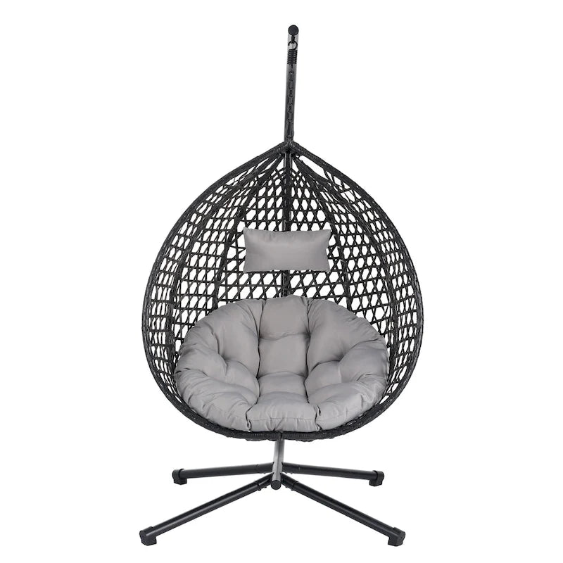 Fauteuil suspendu œuf polyvalent U_STYLE pour une utilisation intérieure et extérieure