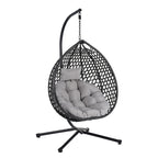 Fauteuil suspendu œuf polyvalent U_STYLE pour une utilisation intérieure et extérieure