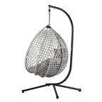 Fauteuil suspendu œuf polyvalent U_STYLE pour une utilisation intérieure et extérieure