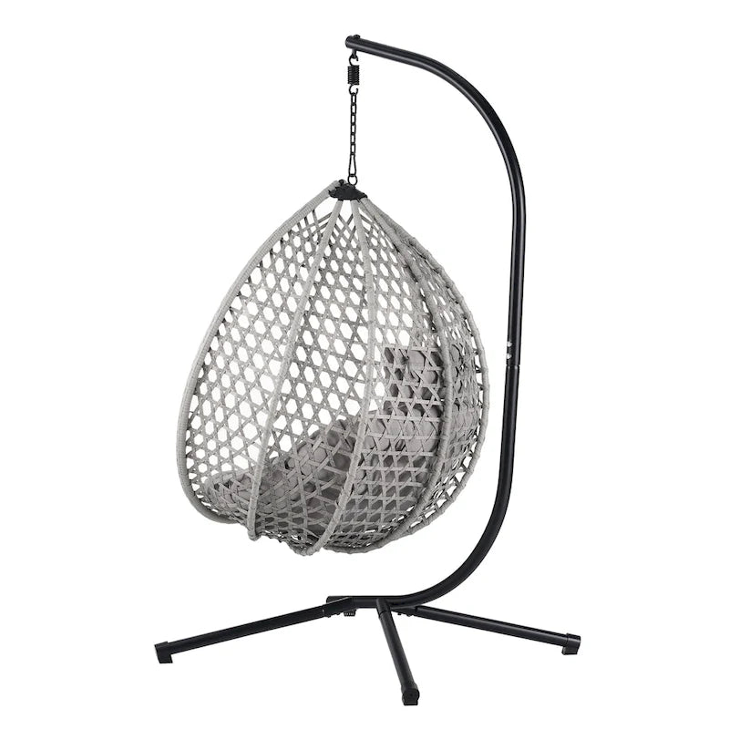 Fauteuil suspendu œuf polyvalent U_STYLE pour une utilisation intérieure et extérieure
