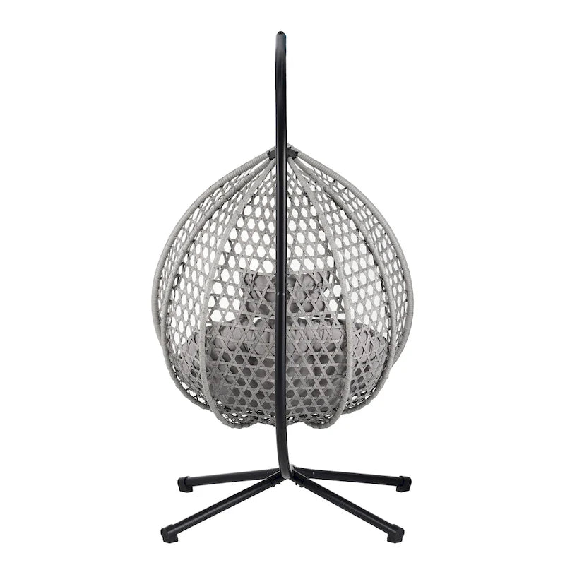 Fauteuil suspendu œuf polyvalent U_STYLE pour une utilisation intérieure et extérieure