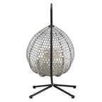 Fauteuil suspendu œuf polyvalent U_STYLE pour une utilisation intérieure et extérieure