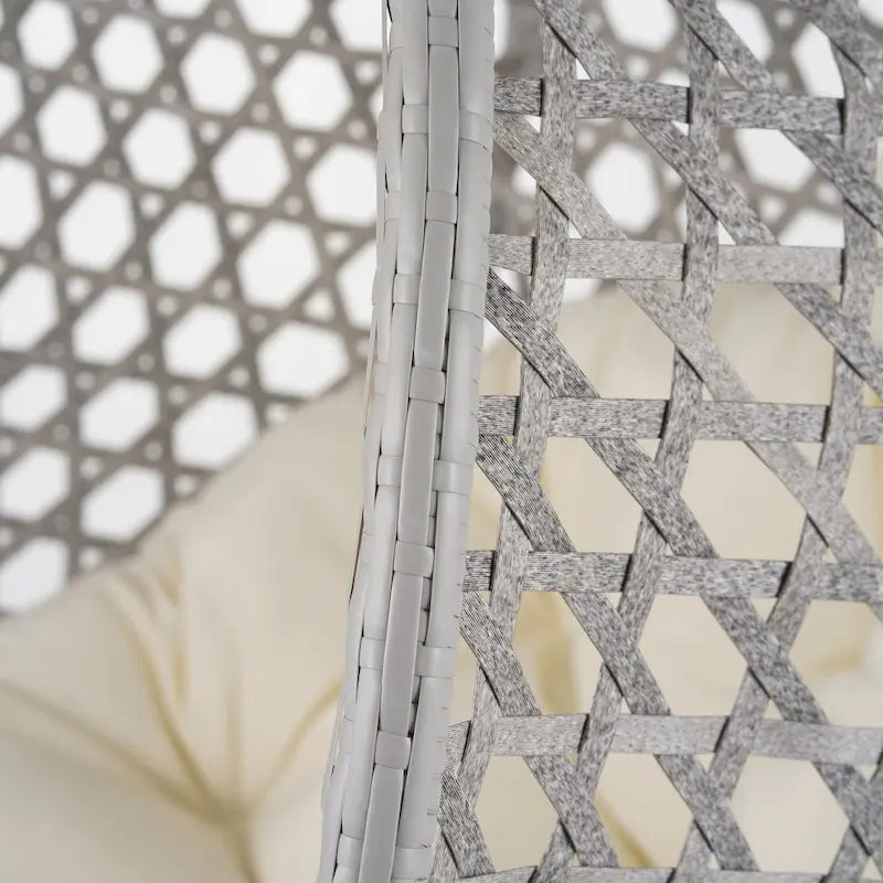 Fauteuil suspendu œuf polyvalent U_STYLE pour une utilisation intérieure et extérieure