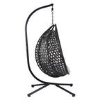 Fauteuil suspendu œuf polyvalent U_STYLE pour une utilisation intérieure et extérieure
