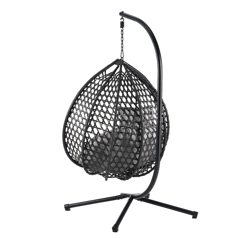 Fauteuil suspendu œuf polyvalent U_STYLE pour une utilisation intérieure et extérieure