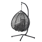 Fauteuil suspendu œuf polyvalent U_STYLE pour une utilisation intérieure et extérieure