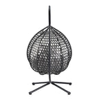 Fauteuil suspendu œuf polyvalent U_STYLE pour une utilisation intérieure et extérieure