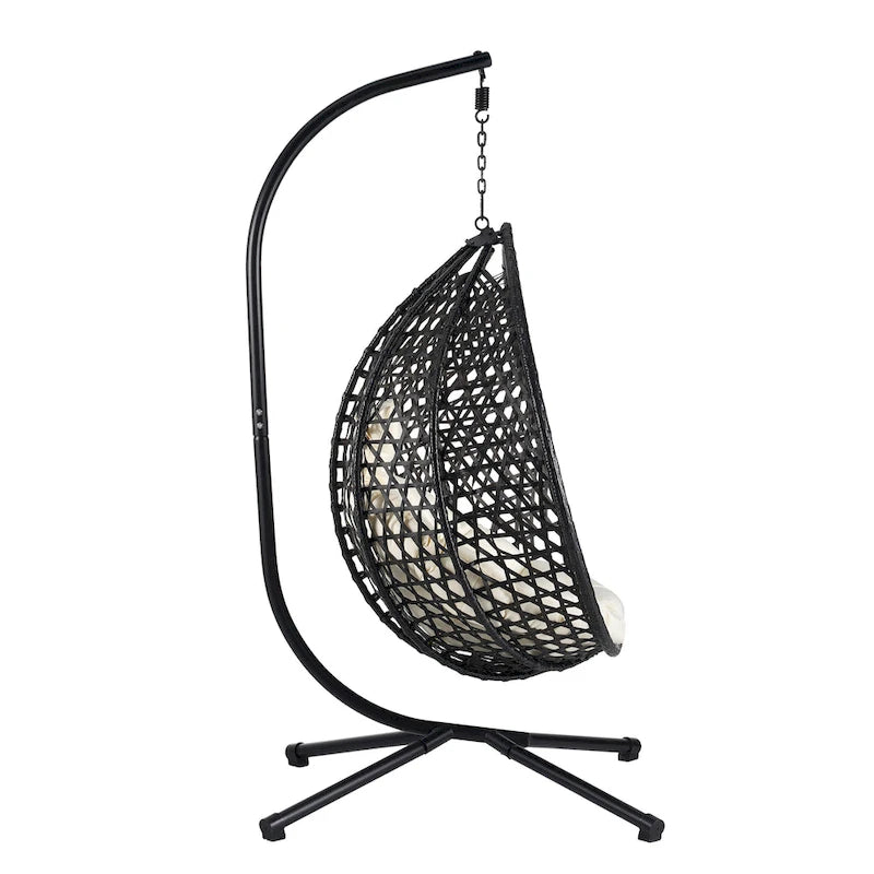 Fauteuil suspendu œuf polyvalent U_STYLE pour une utilisation intérieure et extérieure