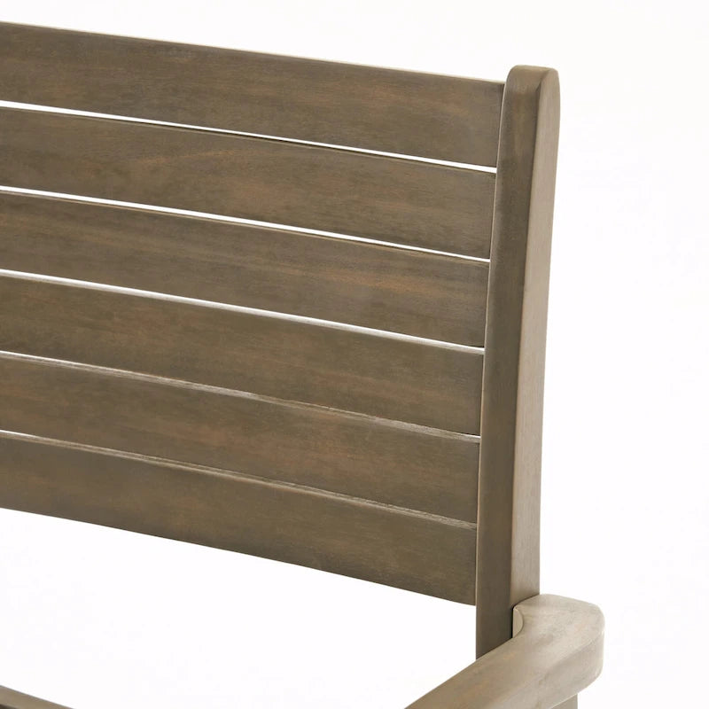 Chaises de salle à manger d'extérieur empilables