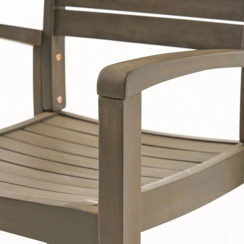Chaises de salle à manger d'extérieur empilables
