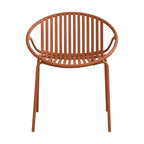 Chaises de salle à manger de patio empilables avec un design respirant