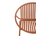 Chaises de salle à manger de patio empilables avec un design respirant
