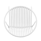 Chaises de salle à manger de patio empilables avec un design respirant