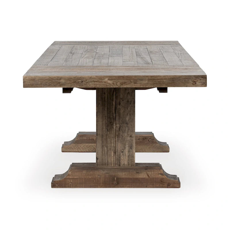 Table de salle à manger extensible Dita en pin recyclé de Kosas Home