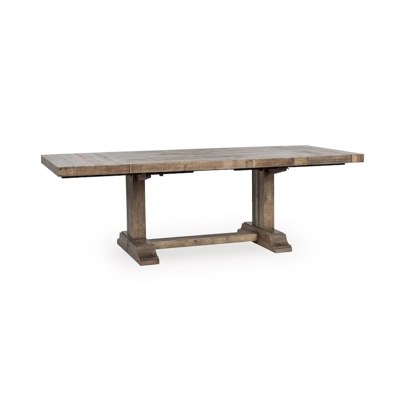 Table de salle à manger extensible Dita en pin recyclé de Kosas Home