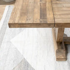 Table de salle à manger extensible Dita en pin recyclé de Kosas Home