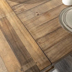 Table de salle à manger extensible Dita en pin recyclé de Kosas Home