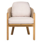 Christopher Knight Home - Chaise de salle à manger d'extérieur Eleanor en bois d'acacia (lot de 2)