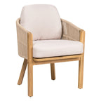 Christopher Knight Home - Chaise de salle à manger d'extérieur Eleanor en bois d'acacia (lot de 2)