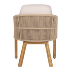 Christopher Knight Home - Chaise de salle à manger d'extérieur Eleanor en bois d'acacia (lot de 2)