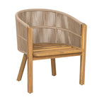 Christopher Knight Home - Chaise de salle à manger d'extérieur Eleanor en bois d'acacia (lot de 2)