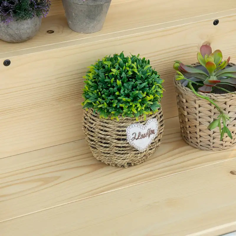 Table suspendue de balcon Outsunny, bar pliable en bois d'épicéa, table de service et bureau, convient aux personnes jusqu'à 10 cm d'épaisseur, naturel