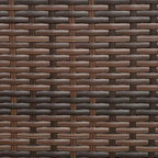 Ensemble bistro de patio Outsunny 3 pièces en résine tressée, mobilier d'extérieur en rotin PE tressé à la main pour véranda, jardin ou porche avec table basse