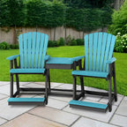Counter Height Settee Table Combo