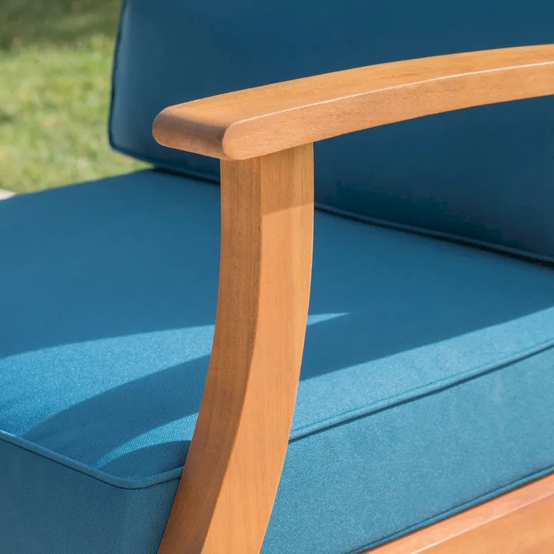 Ensemble de conversation avec table et feu de camp Mark Outdoor 5 pièces par Christopher Knight Home
