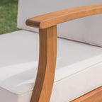 Ensemble de conversation avec table et feu de camp Mark Outdoor 5 pièces par Christopher Knight Home