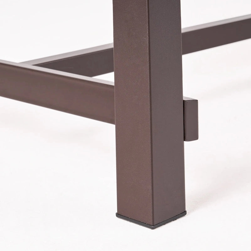 Ensemble de salle à manger d'extérieur Fairgreen 8 places en bois et osier par Christopher Knight Home