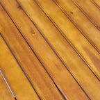 Ensemble de salle à manger d'extérieur Reina 5 pièces en bois et osier par Christopher Knight Home