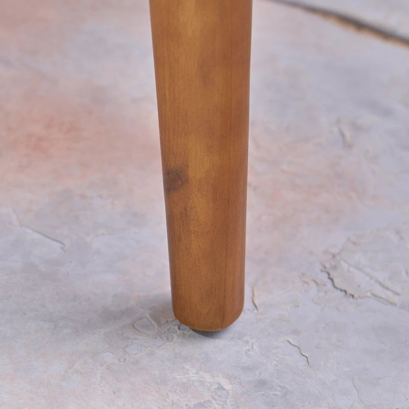 Ensemble de salle à manger d'extérieur Reina 5 pièces en bois et osier par Christopher Knight Home