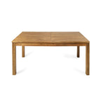 Ensemble de salle à manger rectangulaire extensible en osier et bois Lambert de Christopher Knight Home